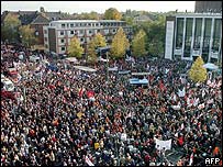 General Motors çalışanlarının proteesto eylemi