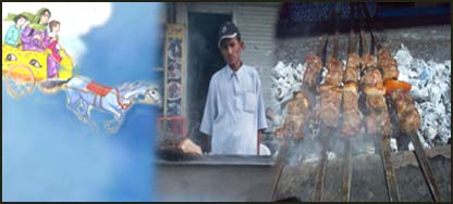 تماشای کباب  از فراز گادی 