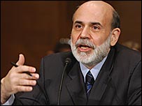 O presidente do FED, Ben Bernanke