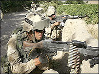 نيروهای ائتلاف در جنوب افغانستان