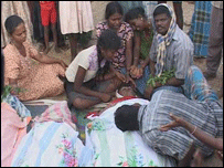 Death in Vanni  2009 February photo