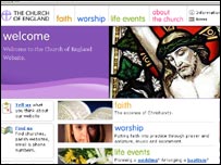 وبسايت کليسای انگليکان