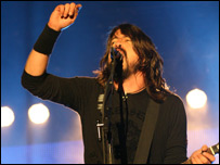 Dave Grohl of the Foo Fighters