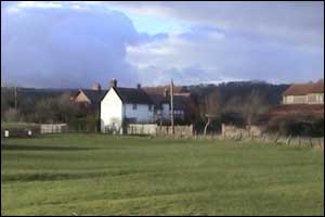 Fields and sky