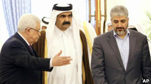 مشعل امیر قطر و عباس