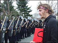 تظاهرات در واشنگتن (عکس از برونو گارسز)