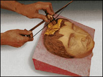 Modelo romano de operação (foto: Museu am Strom, Bingen)