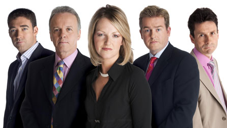 (L-R) Jim Fitzpatrick, Noel Thompson, Karen Patterson, Mark Carruthers and Mark Devenport