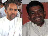 Hisbullah (L) and new CM, Pillayan