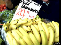 Her iki ölçü ile satılan muzlar