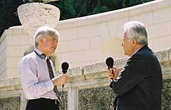 Geoff Watts with Prof Nicola Cabibbo