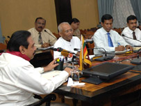 Tamil media jounalists meet President Rajapakse