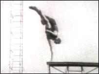 'Peg Leg Pete' in action at Goose Fair in 1931