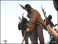 Gazze Şeridi'nde militanlar