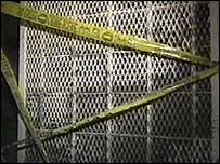 جیل کی جلی ہوئی عمارت