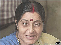   شسما سوارج، بی جے پی سینئر رہنما(فائل فوٹو)