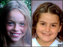 Stacy Lemmens, 7, e Nathalie Mahy, 10
