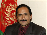 اميرزی سنگين وزير مخابرات دولت افغانستان