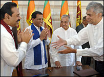 opposition leader Ranil Wickremasinghe