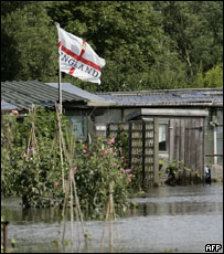 奥斯尼地区受水淹