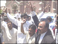 سیمویل کی ہلاکت کے خلاف مظاہرہ