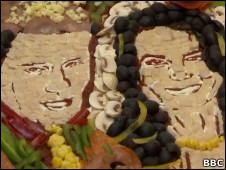 Pizza em homenagem a William e Kate