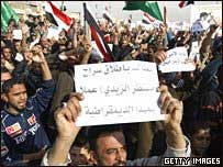 Protesto no Iraque