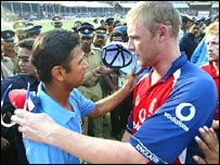 द्रविड़ और फ्लिंटॉफ़