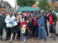 Members of Escape Youth Project in Mitcham