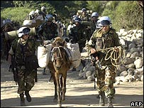 Funcionário eleitoral no Haiti