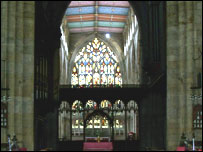 The inside of Holy Trinity Church in Hull