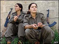 Kuzey Irak'taki PKK üyeleri