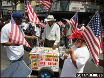 Manifestação na Califórnia pelos direitos dos imigrantes (foto de arquivo)