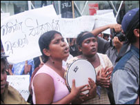 Protest in Colombo