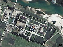 Vista aérea do reator de Yongbyon, na Coréia do Norte (foto de arquivo)