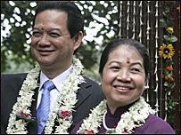 Thủ tướng Nguyễn Tấn Dũng và phu nhân