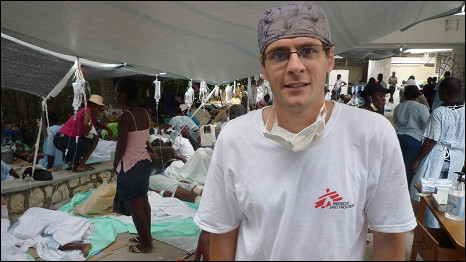 Medicins Sans Frontieres doctor Jordy Cox