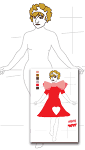 design an outfit for Bubble