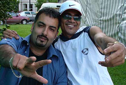 Anjum Rafiq and Master Rakesh