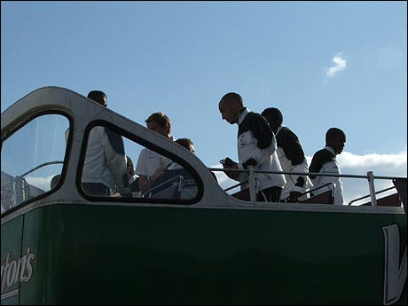 The Rams prepare to leave Moor Farm