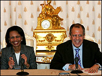 कोंडोलीज़ा राइस और सरगई लवरोव