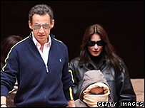 Nicolas Sarkozy e carla Bruni