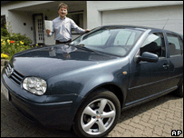 Benjamin Halbe, que pôs o carro à venda depois que Joseph Ratzinger se elegeu papa