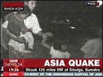 بدنبال وقوع زلزله بسياری وحشت زده شدند