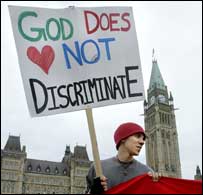 کینیڈا میں ہم جنس شادیوں کا ایک حامی