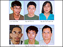 Những người vừa bị an ninh VN bắt (ảnh đăng trên Tuổi Trẻ)