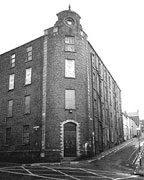 the old shirt factory on Abercorn road, Derry