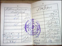 مشخصات تذکره