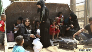 لاجئين سوريين