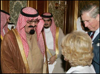 کیملا پارکر اور شاہ عبداللہ